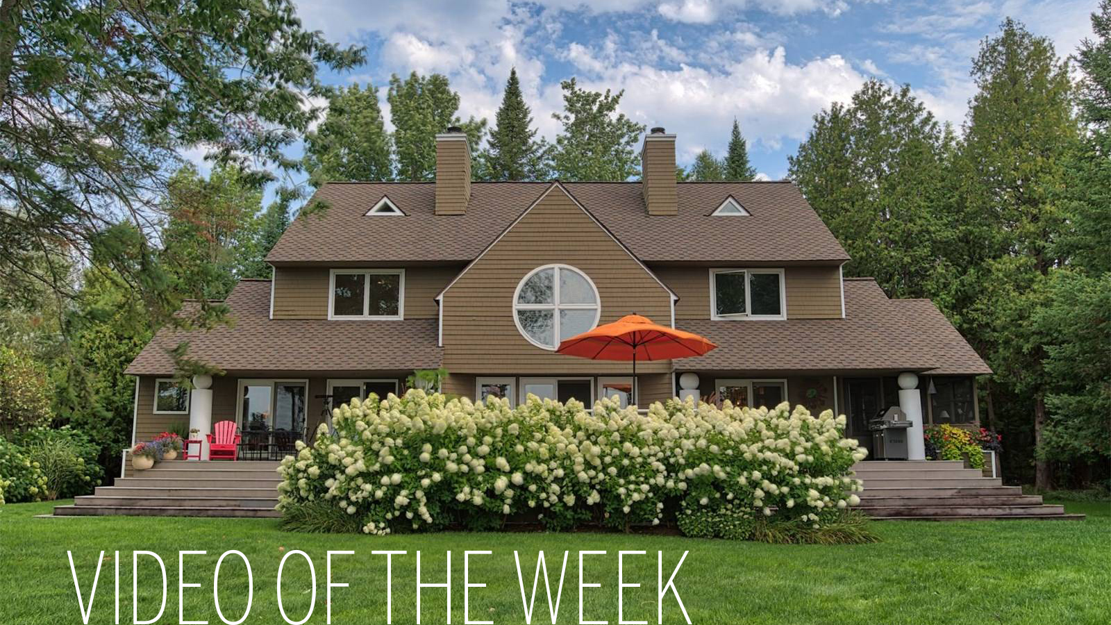Video of the Week Majestic Lakefront Cottage in Boyne City, Michigan