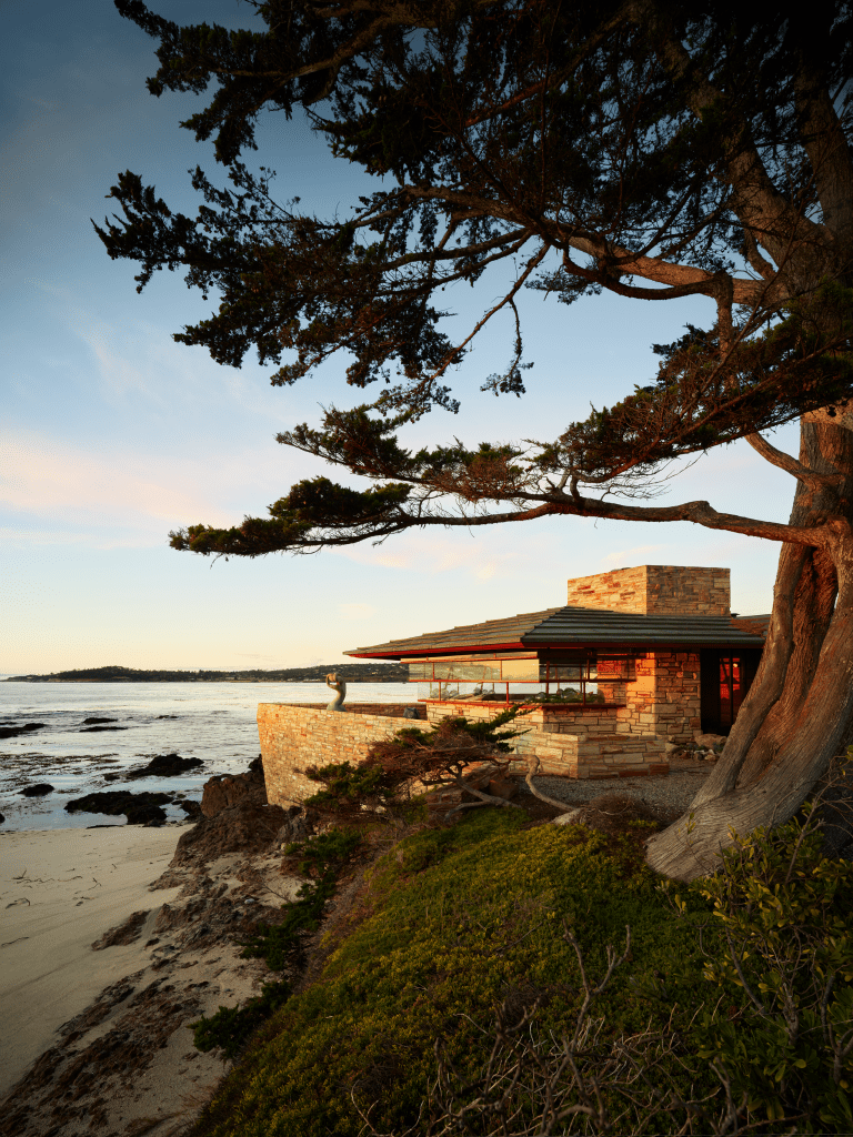 Carmel home designed by Frank Lloyd Wright