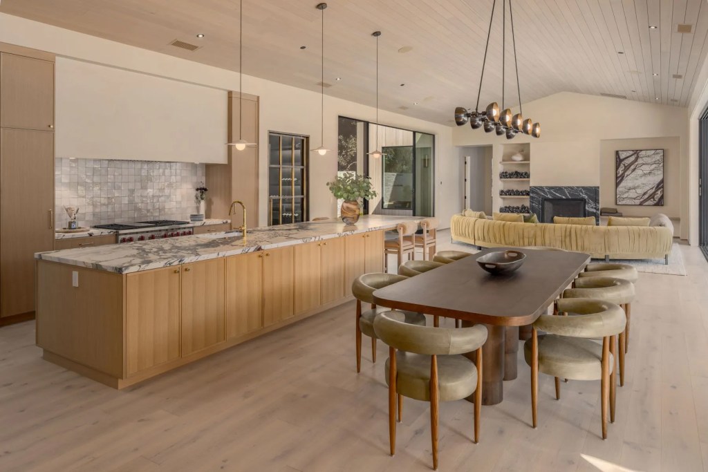 The great room at 1438 Ridge Valley Road