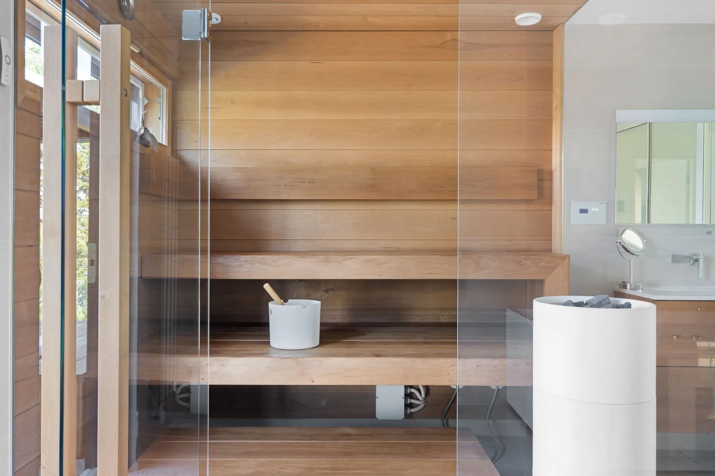 Sauna in Finland home