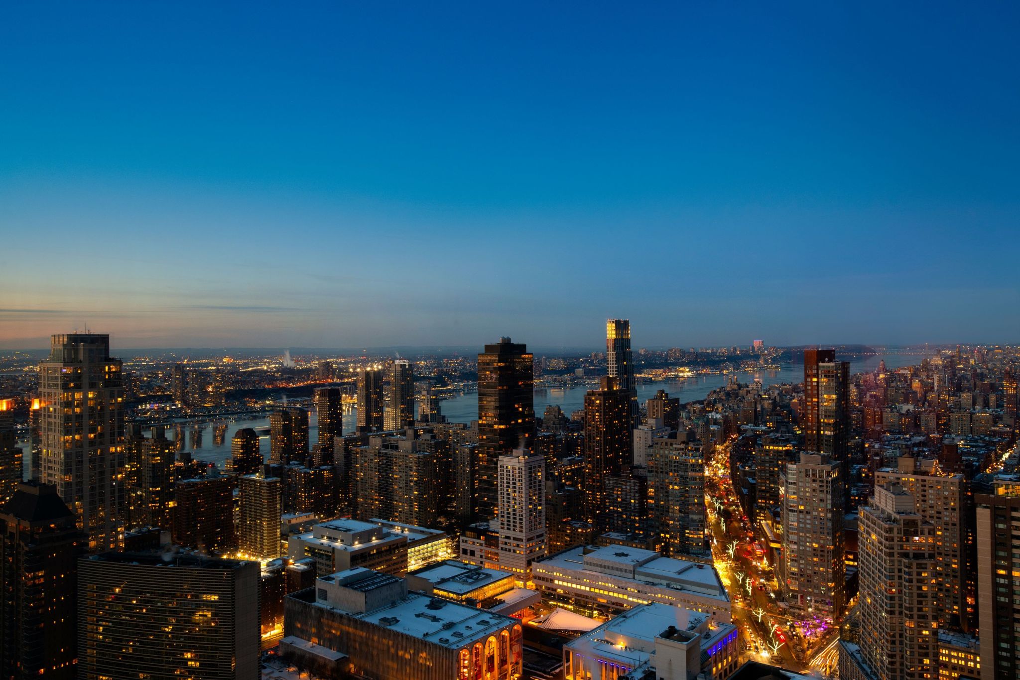 New York City at night