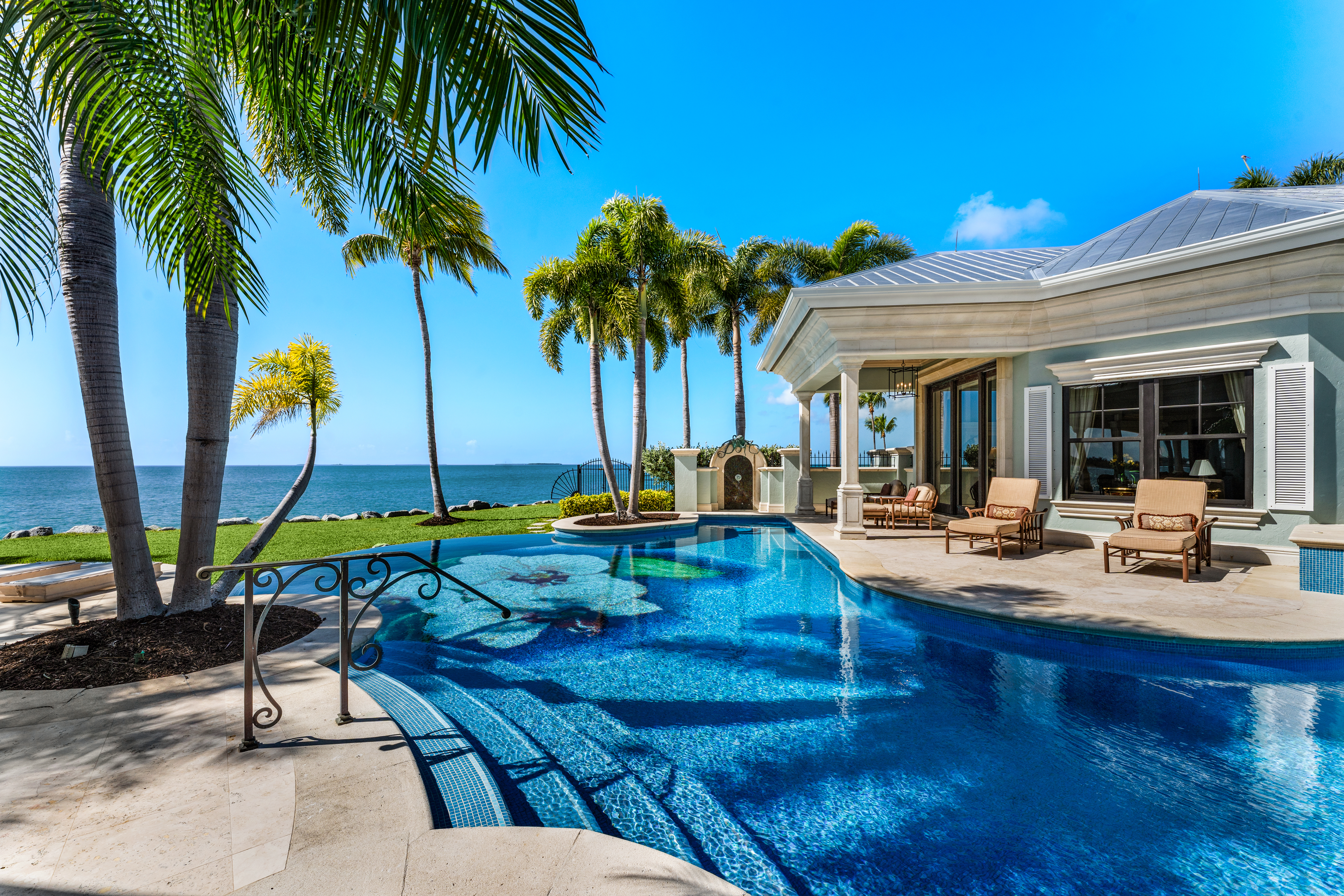 Oceanfront estate in Key West, Florida