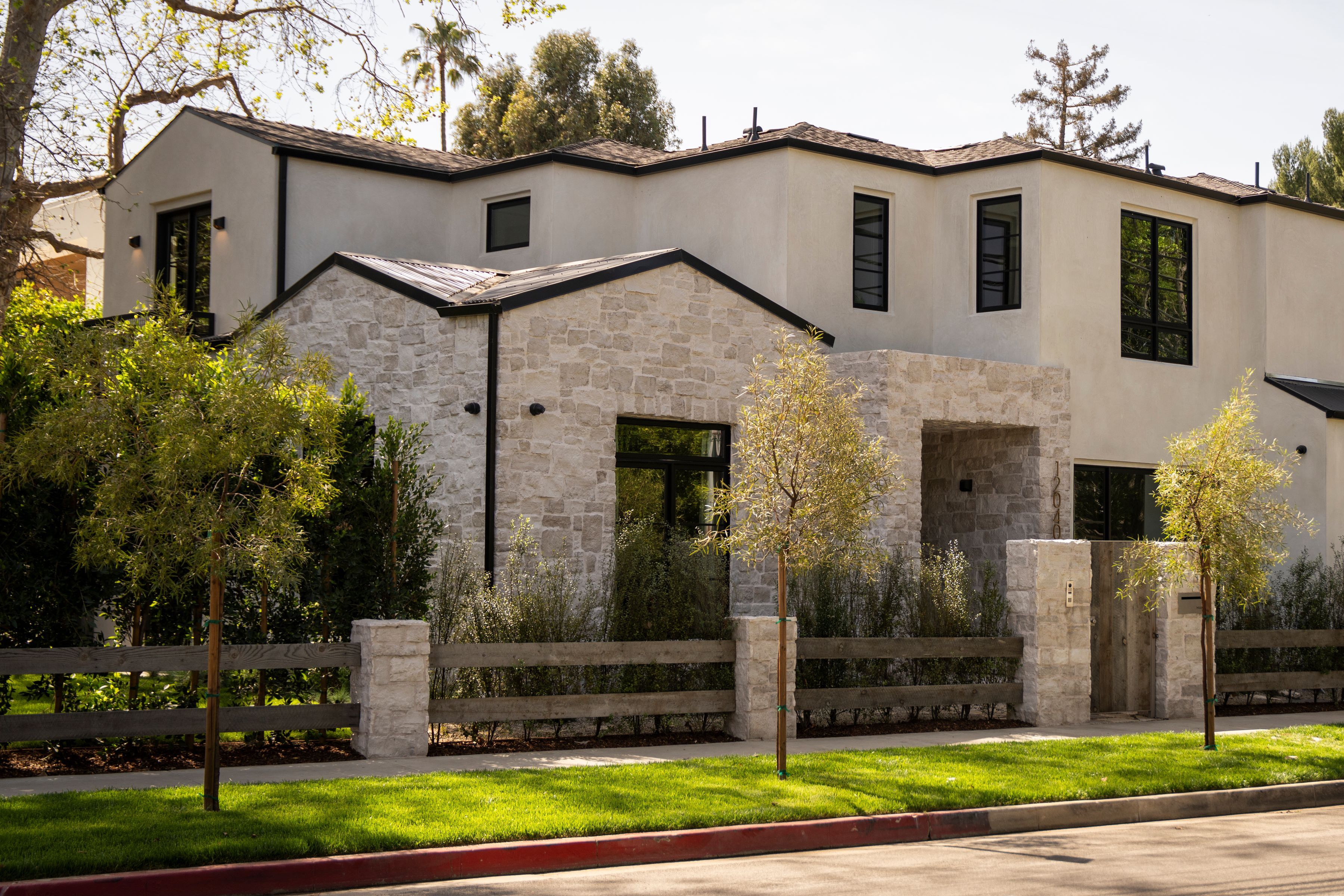 stone house exterior in Studio City
