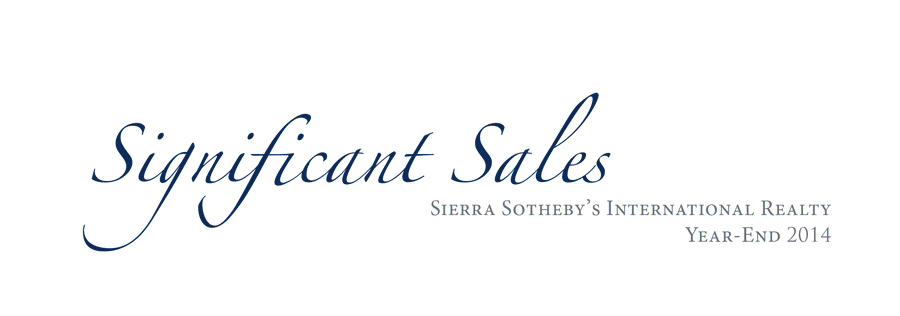 Year End 2014 Significant Sales
