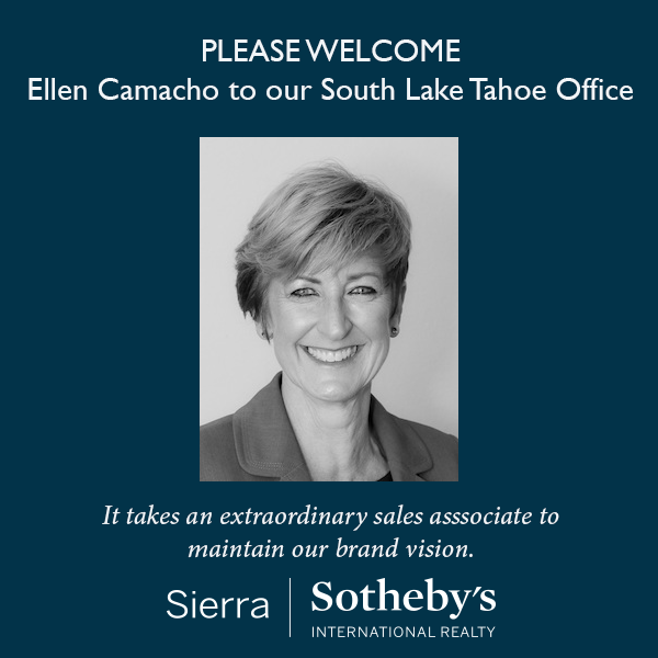 Sierra Sotheby’s International Realty Welcomes Leadership of Ellen Camacho to South Lake Tahoe