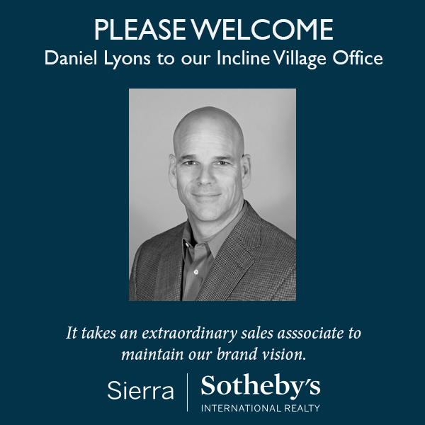 Daniel Lyons Joins Sierra Sotheby’s International Realty
