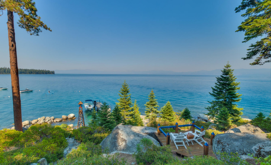 Katherina Haug and Craig Miller Just Sold This Historic, Lakefront Home in Meeks Bay in a $7.4 Million Transaction