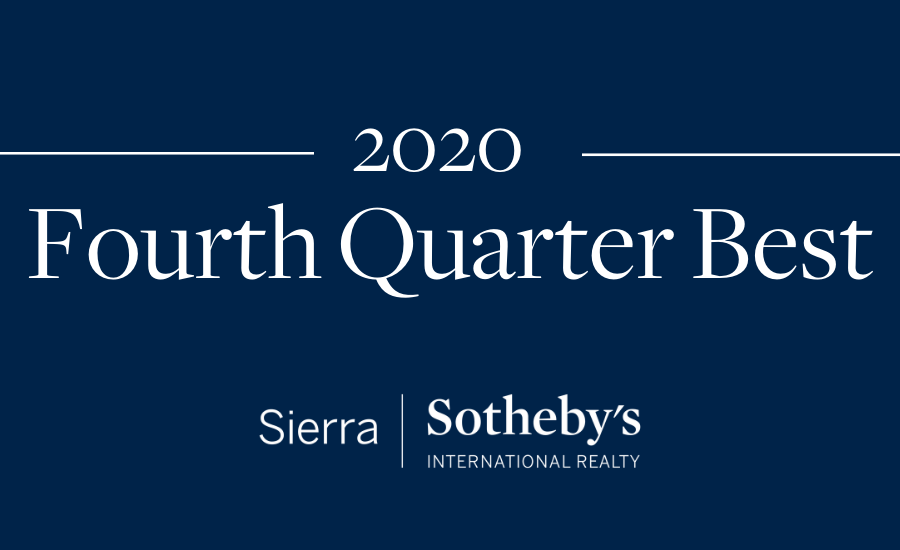 Quarterly Best Q4 2020 | Sierra Sotheby’s International Realty
