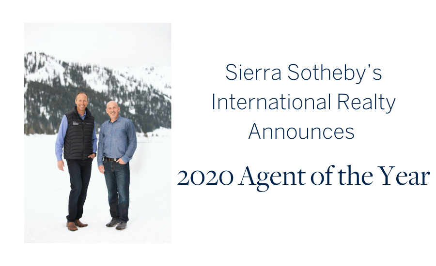 Overall & Hamilton Named Sierra Sotheby’s Agents of the Year 2020