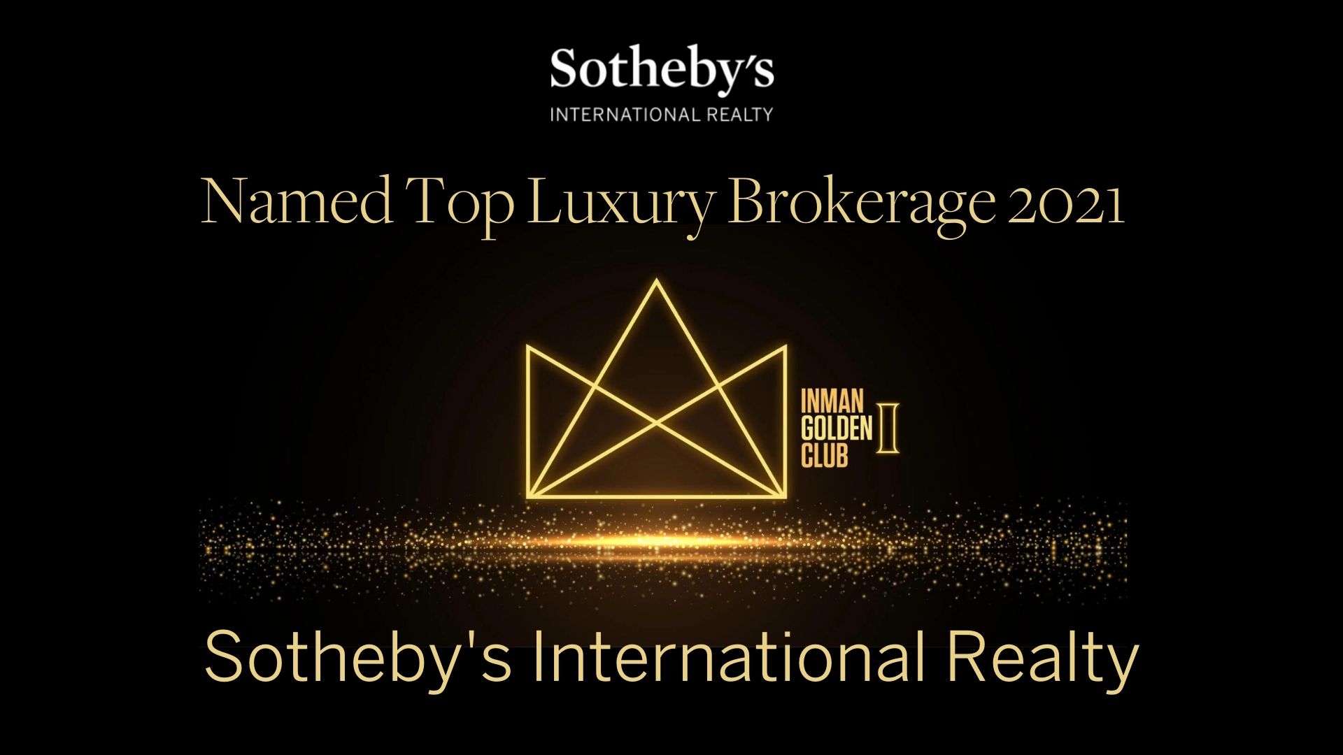 Sotheby’s Realty Named Inman’s Top Luxury Brokerage 2021