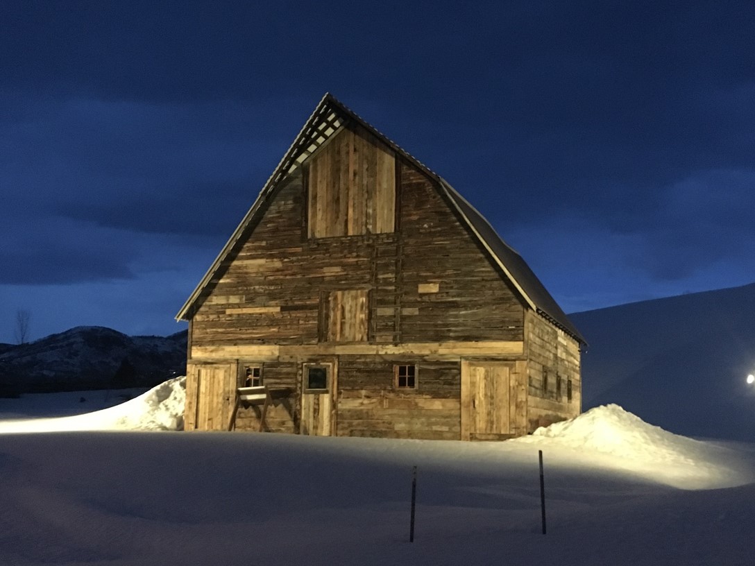 WORK RESUMES AT THE ARNOLD BARN
