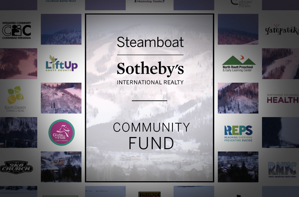 STEAMBOAT SOTHEBY’S COMMUNITY FUND GRANTS REACH NEARLY $100,000