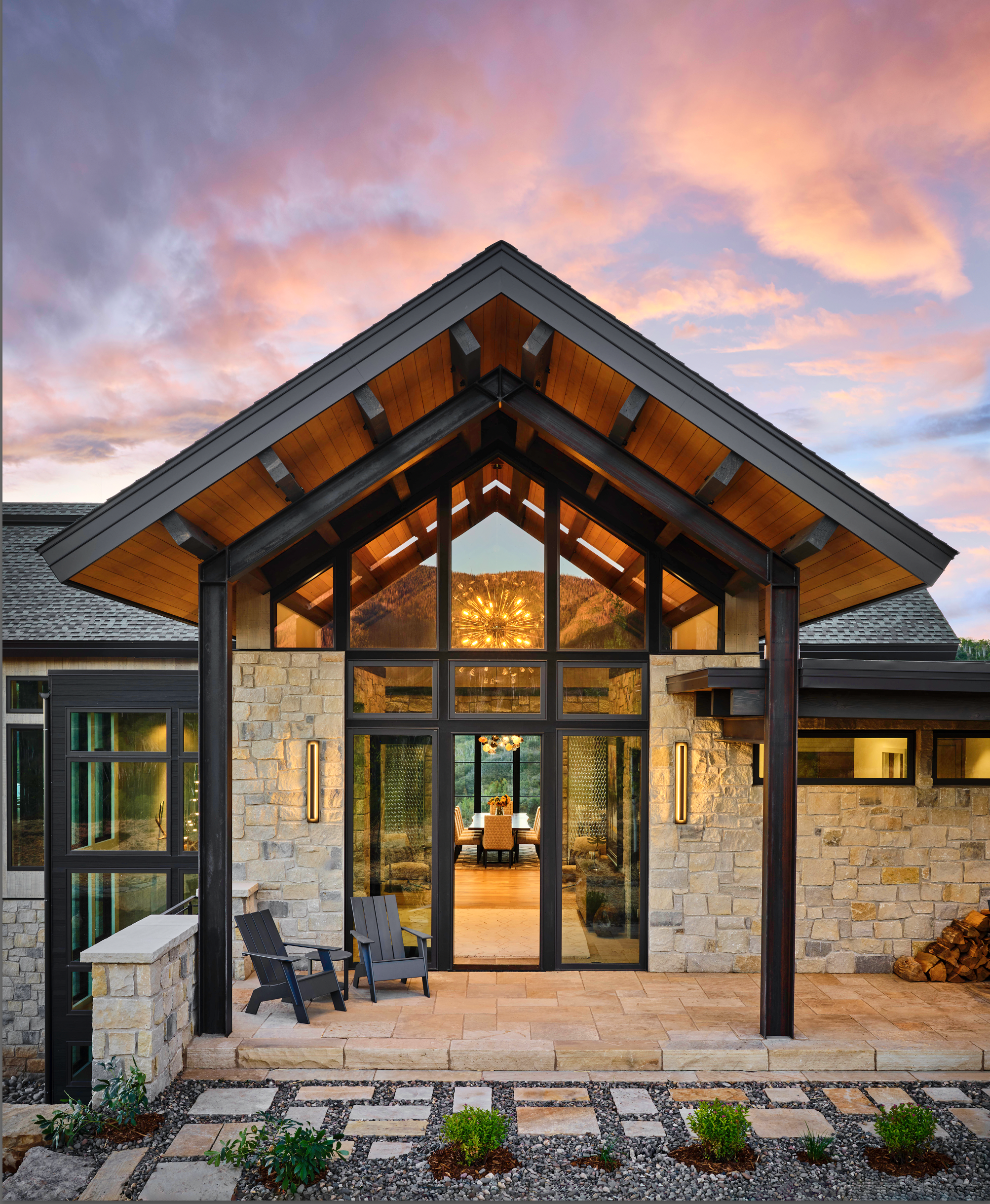 Log Cabin, No More: Mountain Home Exterior Design, Redefined